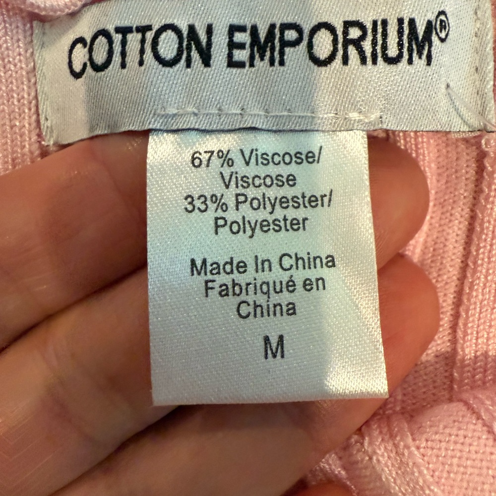 Pink Ribbed Off-Shoulder Top - Picture 3 of 4